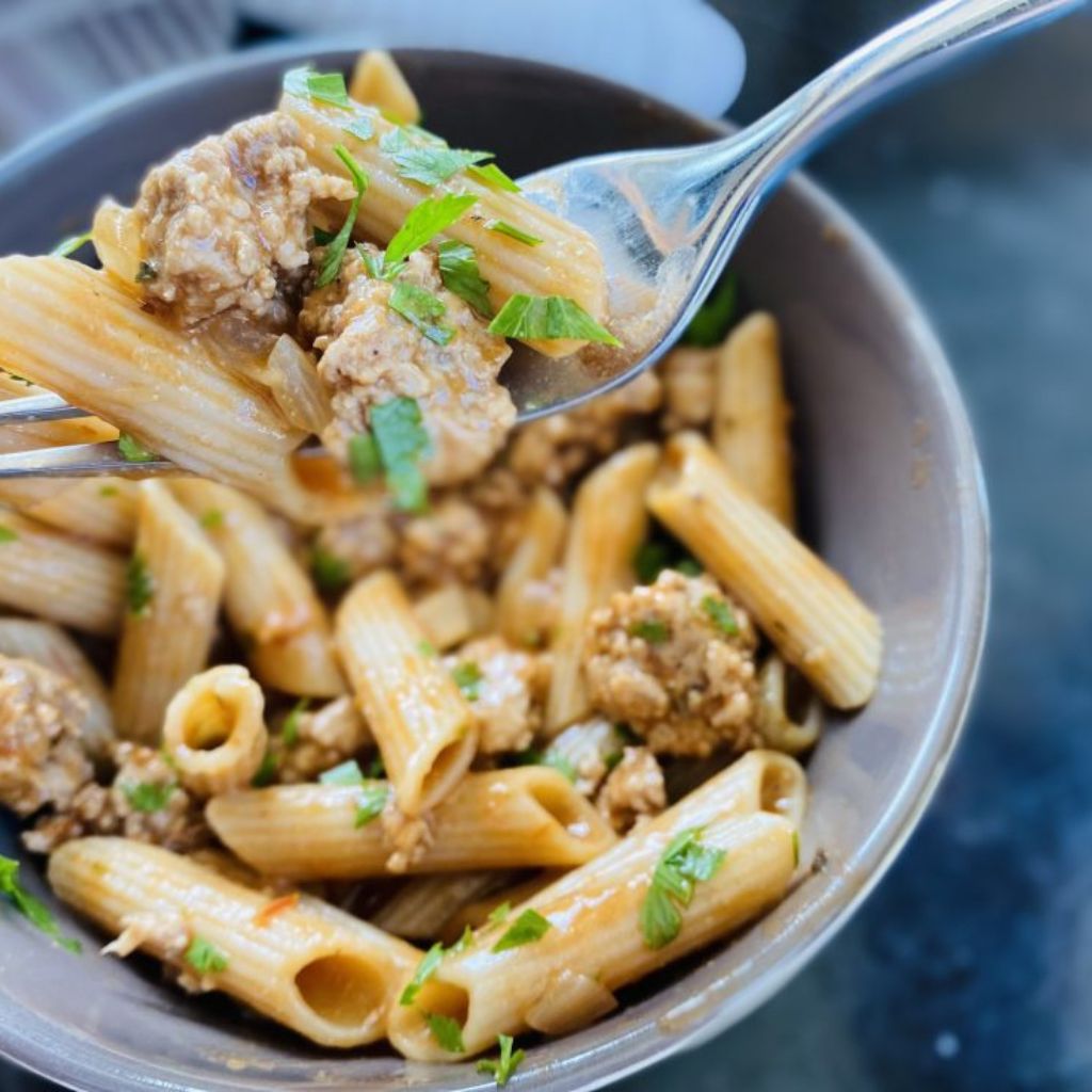 Cestoviny s mletým hovädzím mäsom