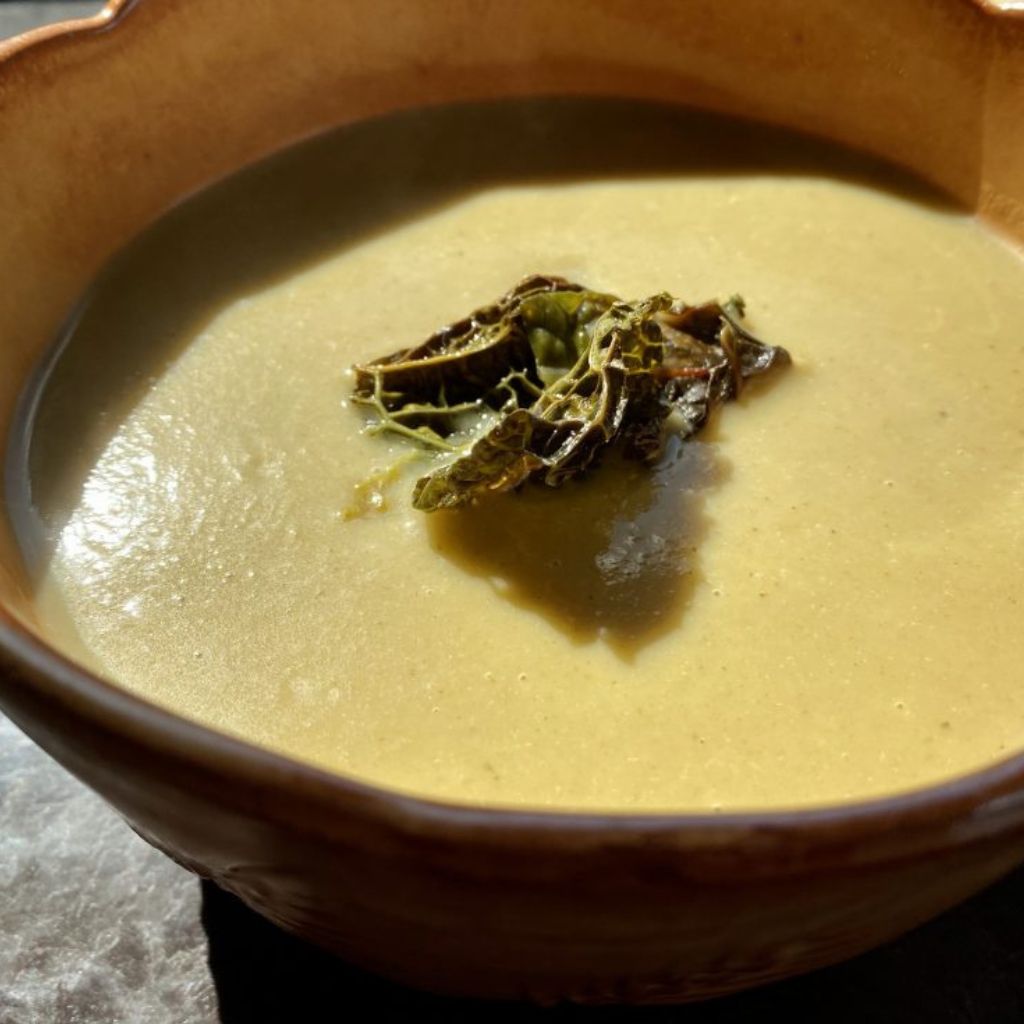 Karfiolovo kelová polievka