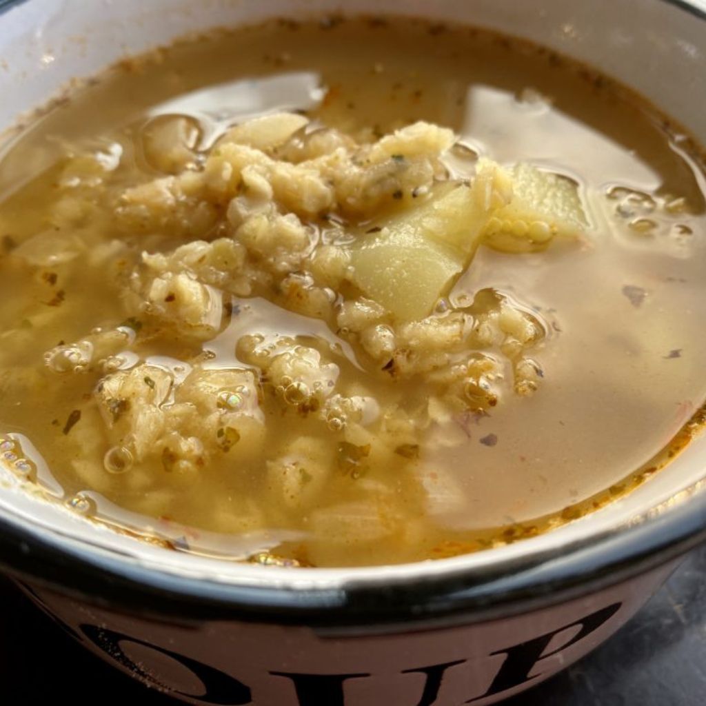 Polievka z červenej šošovice