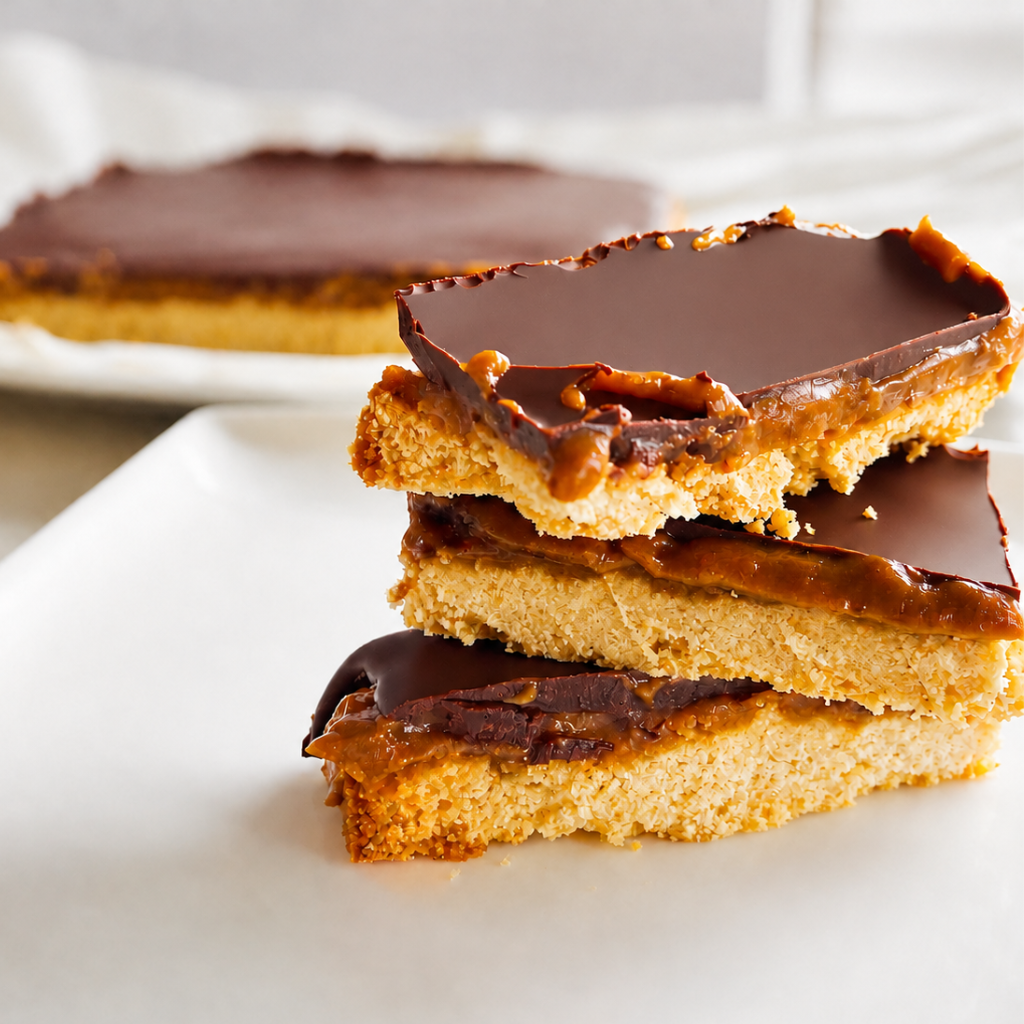 Domáce paleo karamelové tyčinky (twix)