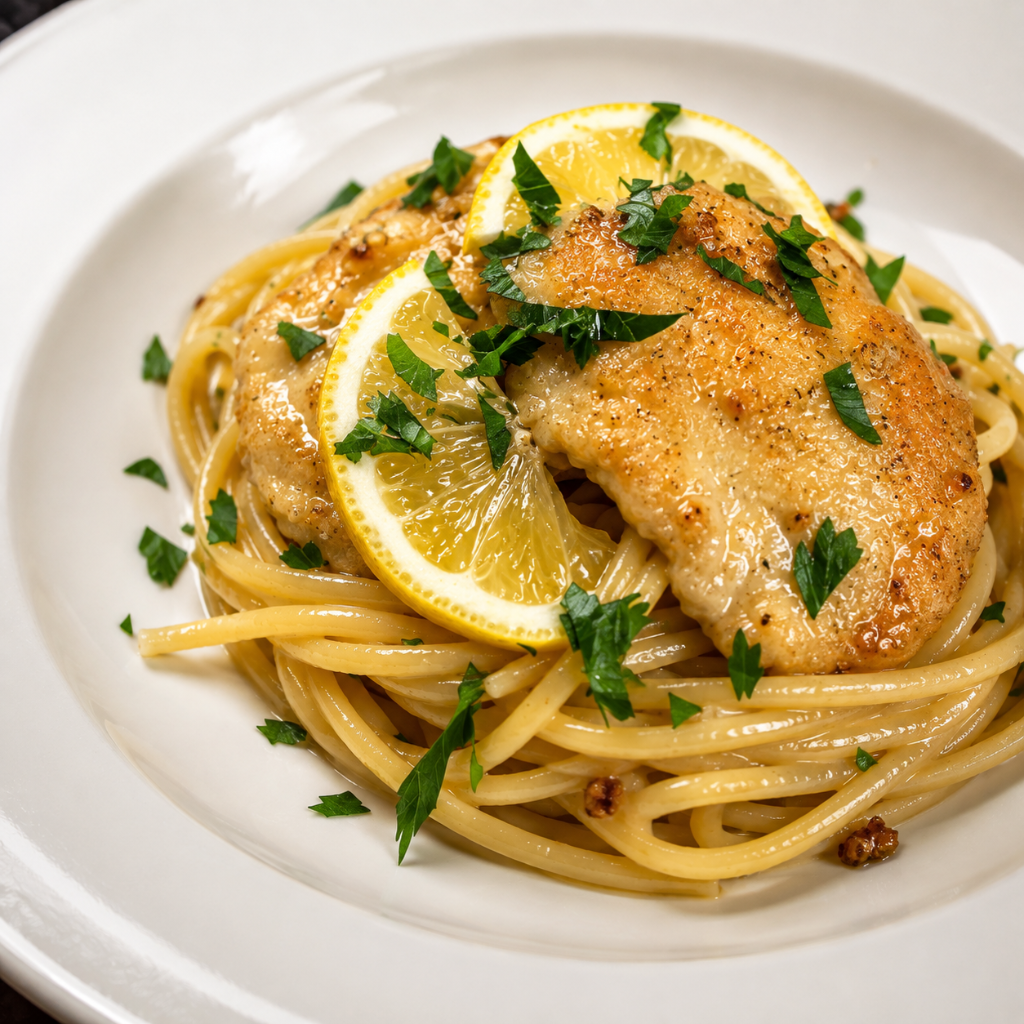 Bezlepkové kuracie prsia piccata (AIP)