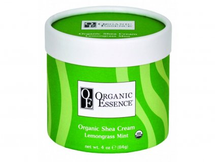 62 organic essence shea cream regeneracni telovy balzam s vuni citronove travy a maty
