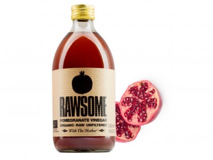 5458 2 rawsome vinegars bio jablecny ocet granatove jablko 500 ml