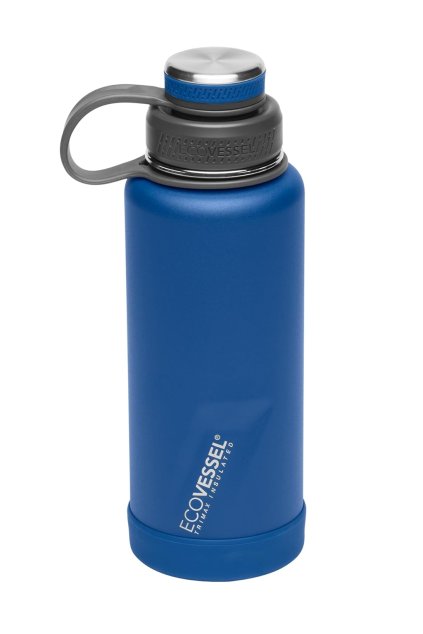 Termoska 1L Eco Vessel vakuova modra