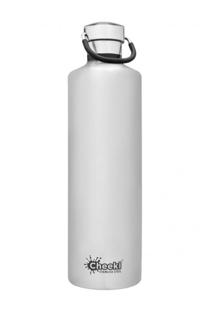 nerezova termoflasa Cheeki 1 liter strieborna