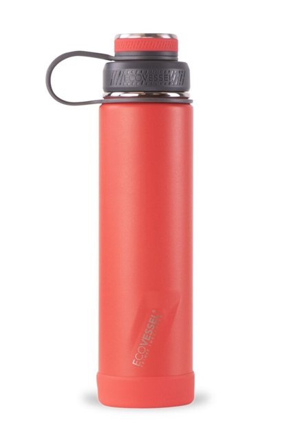 Termoska na caj ocelova Eco Vessel 700 ml cervena