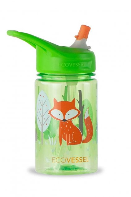 Detske flase na vodu Eco Vessel s liskou 355 ml