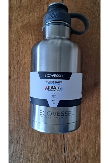 Termofľaša Eco Vessel Boss 1900 ml - Silver - chyba izolácie