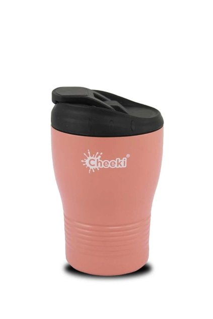 Termohrncek na kavu do auta Cheeki 250 ml ruzovy
