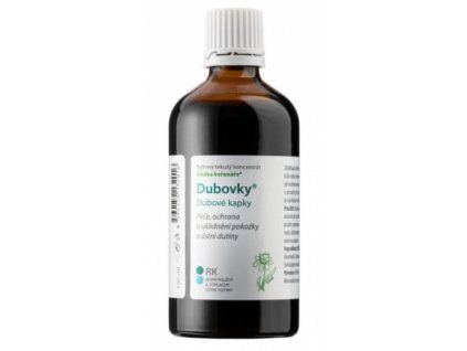dubovky dubove kapky rk 100 ml