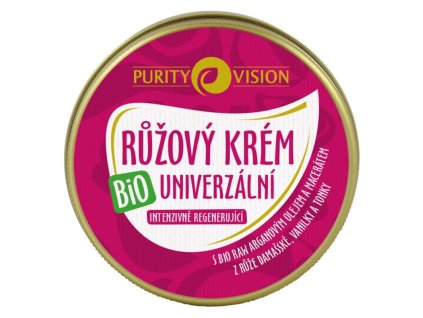 Růžový krém univerzální BIO 70 ml PURITY VISION