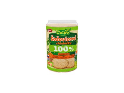 Celozrnné chlebíčky čočkové s mořskou solí 90g CELPO