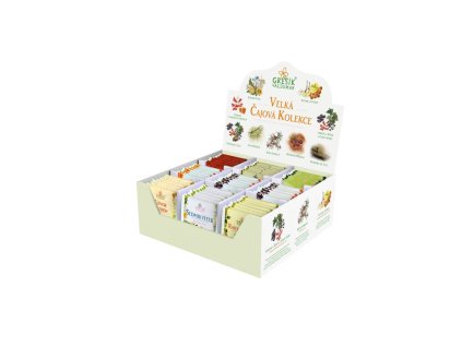 Velká čajová kolekce 9x10 sáčků GREŠÍK