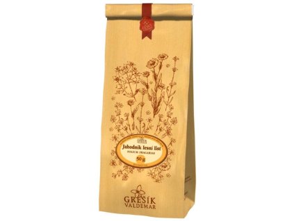Jahodník lesní list 50g GREŠÍK