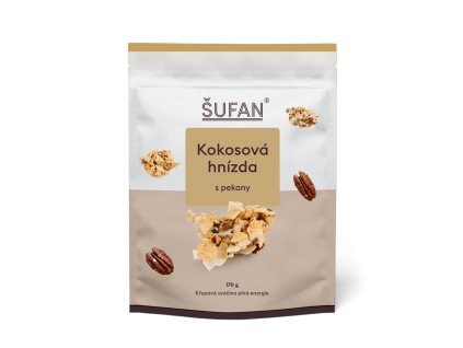 Kokosova hnizda s pekany 170g