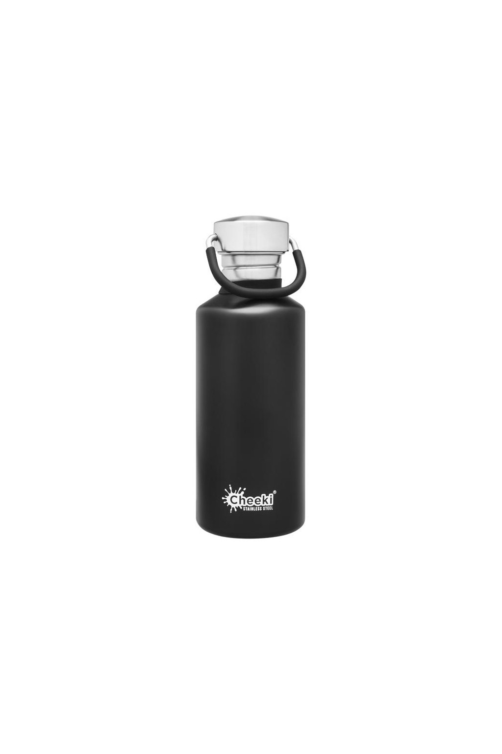 Cheeki nerezová láhev na pití 500 ml černá
