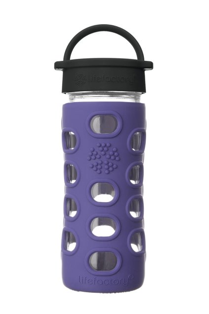 Sklenena lahev s uzaverem Lifefactory 350 ml Iris