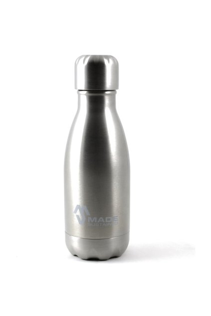 Made Sustained 260ml insulated Knight bottle silver