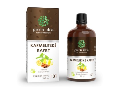 Green Idea Karmelitské kapky tinktura kapky 100ml