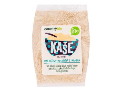 Kaše rýžovo kukuřičná s karobem 200 g BIO COUNTRY LIFE
