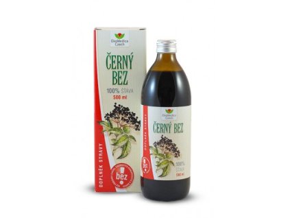 EKOMEDICA ČERNÝ BEZ šťáva 500 ml