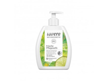 tekute mydlo frische pflegeseife limetka a citronova trava bio 250 ml lavera