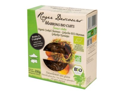 Kaštany loupané vařené, vakuované 200 g BIO ARDECHE MARRONS