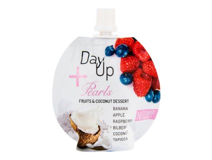 DAY UP Dezert ovocný s kokosem, malinami a tapiokou 100 g