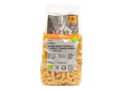 GIROLOMONI Těstoviny fusilli Cappelli semolinové BIO 500 g
