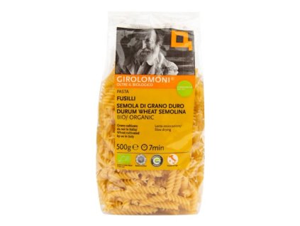 GIROLOMONI Těstoviny fusilli semolinové BIO 500 g
