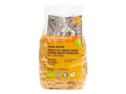 GIROLOMONI Těstoviny penne rigate semolinové BIO 500 g