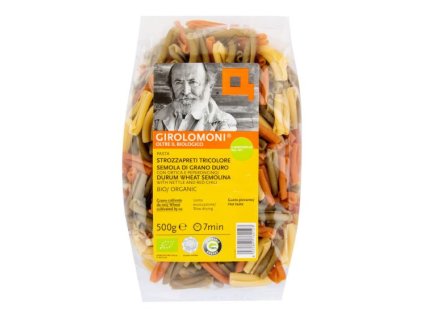 GIROLOMONI Těstoviny strozzapreti semolinové mix BIO 500 g
