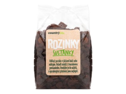 COUNTRY LIFE Rozinky sultánky 250 g