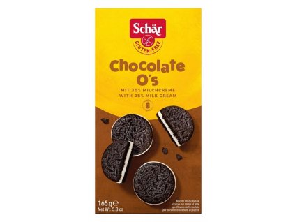 SCHAR Chocolate O's bezlepkové sušenky 165g