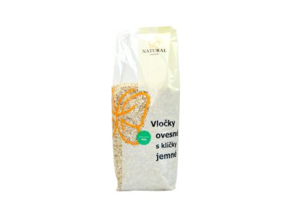 Natural Jihlava ovesné vločky JEMNÉ s kličky 500g