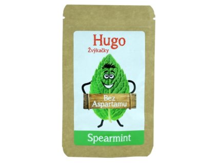 Hugo Žvýkačky Spearmint bez aspartamu 9 g