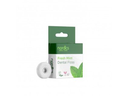 dentalni nit fresh mint z kukuricneho skrobu 50 m nordics