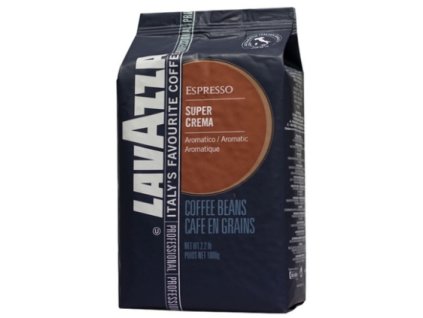 Lavazza Super Crema zrnková káva 1 kg