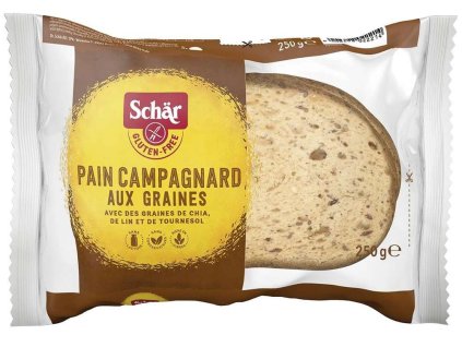SCHAR Pain Campagnard aux graines vícezrnný bezlepkový chléb 250g