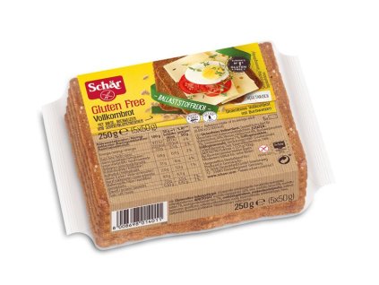 SCHAR Vollkornbrot celozrnný bezlepkový chléb 250g