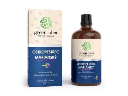 Green Idea Ostropestřec bezlihová tinktura 100 ml