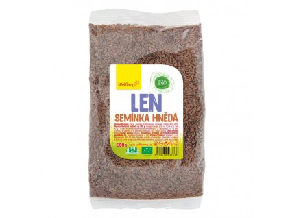 Wolfberry Lněné semínko hnědé BIO 500 g