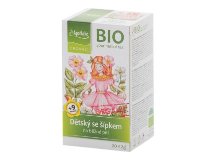 Apotheke BIO Dětský ovocný čaj se šípkem 20x2g