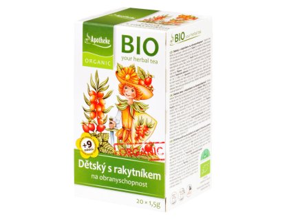 Apotheke BIO Dětský čaj s rakyt. obranysch.20x1.5g
