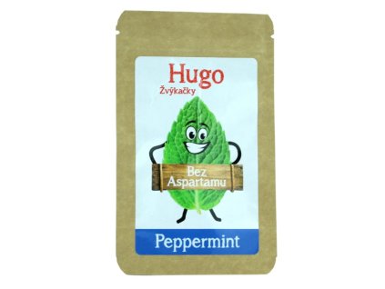 Hugo Žvýkačky Peppermintbez aspartamu 9 g