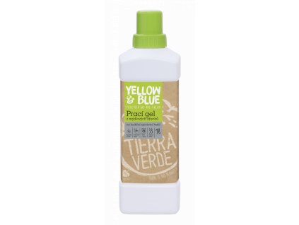 Yellow & Blue Prací gel z mýdlových ořechů na funkční prádlo s koloidním stříbrem 1 l