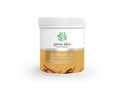 Green Idea Skořicový masážní gel 250 ml