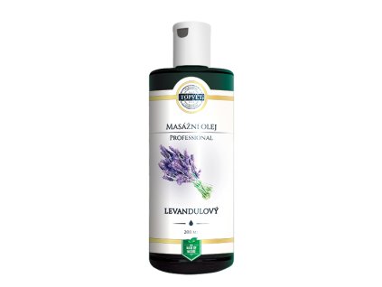 TOPVET Levandulový masážní olej 200ml