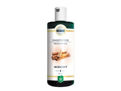TOPVET Skořicový masážní olej 200ml