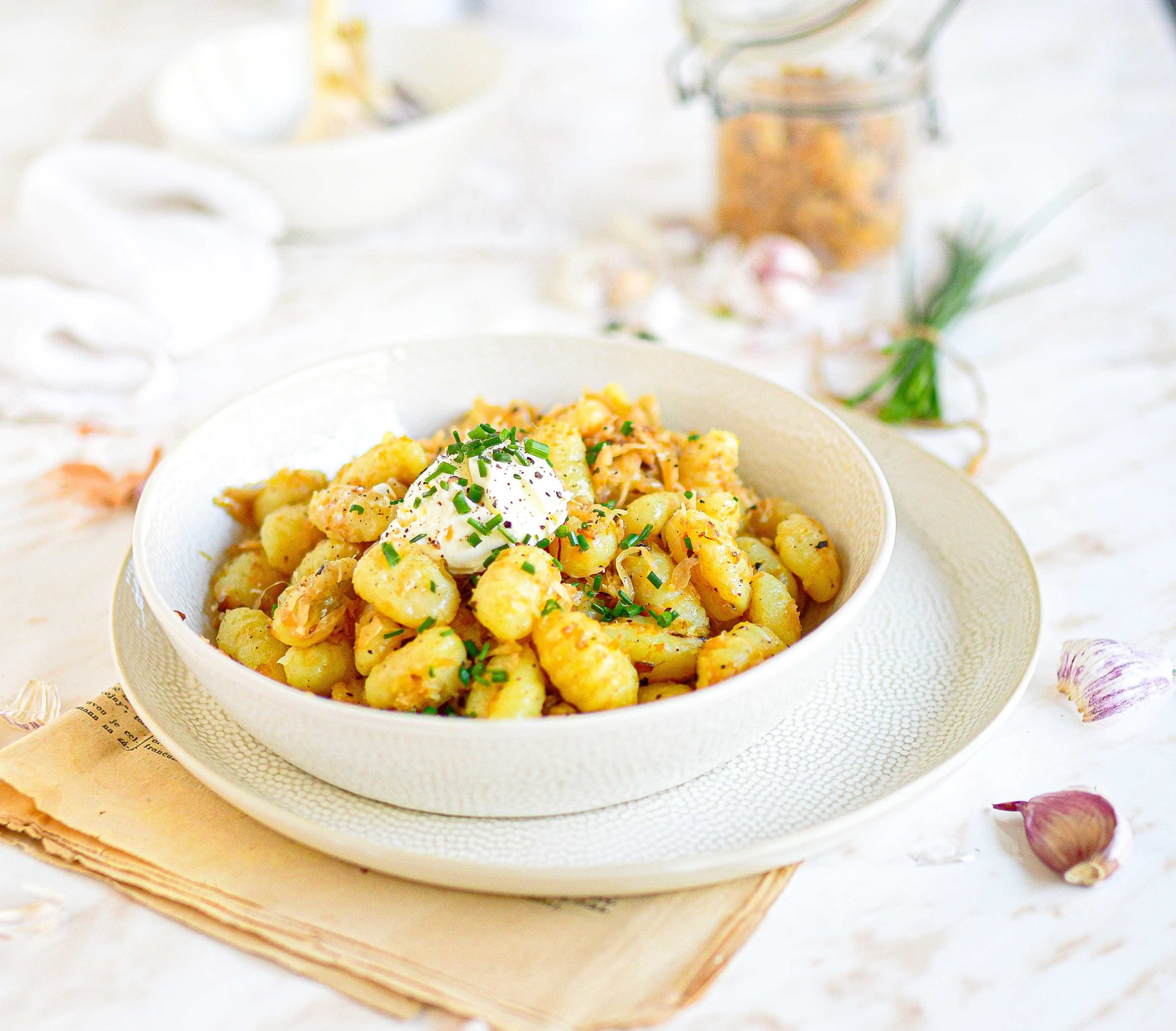 Gnocchi s kyslou kapustou